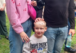 Mikołaj z rodzicami