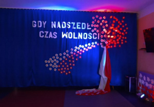 Dekoracja z okazji Święta Niepodległości Polski