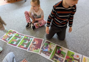 słuchanie opowiadania przez dzieci